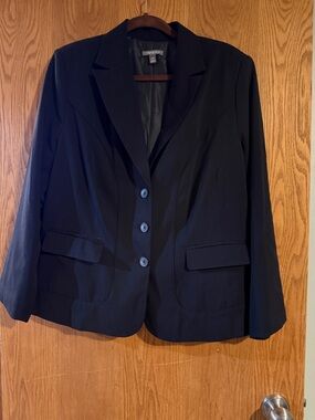 Apt. 9 Black Women's Single-Breasted Blazer